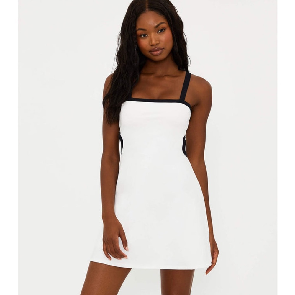Beach Riot White and Black Mini Dress
